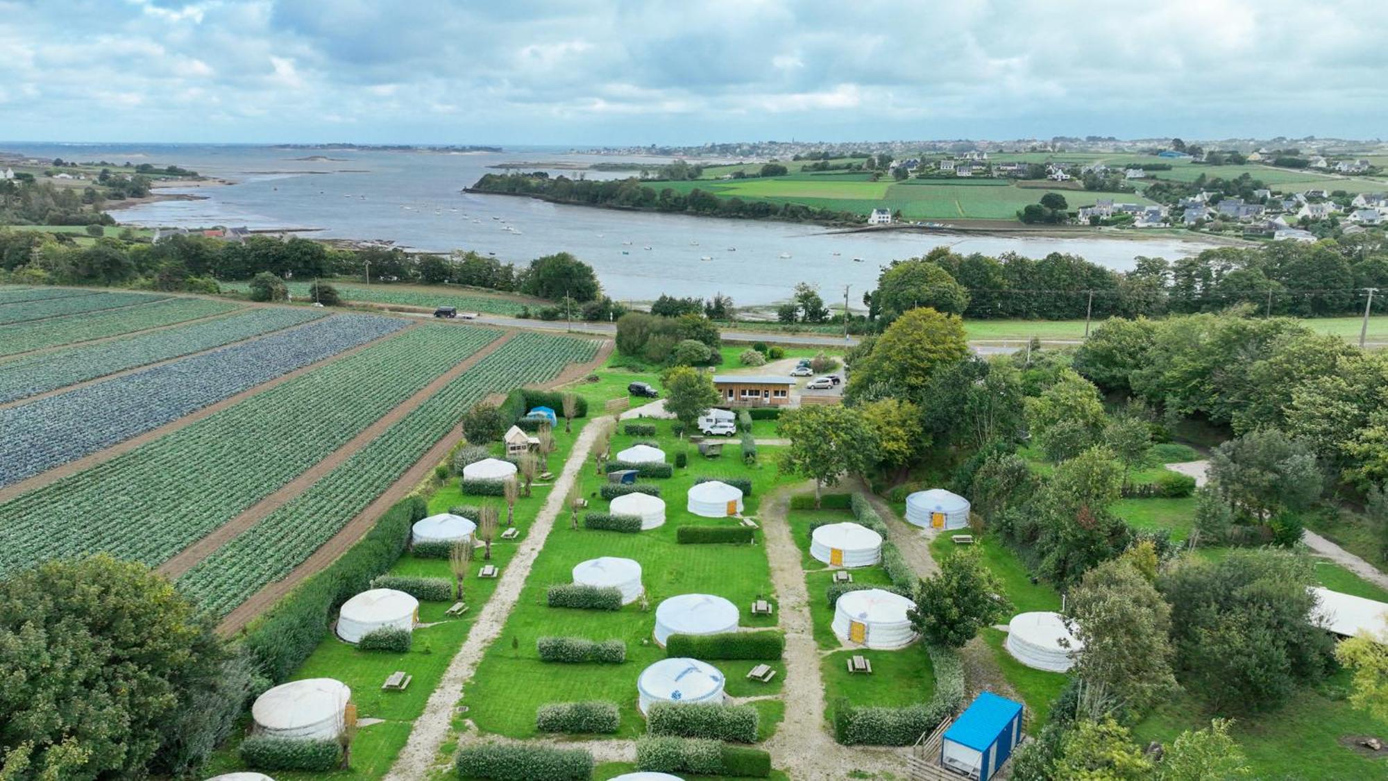 Camping Kerlaudy Mer Et Yourtes Plouenan Ngoại thất bức ảnh